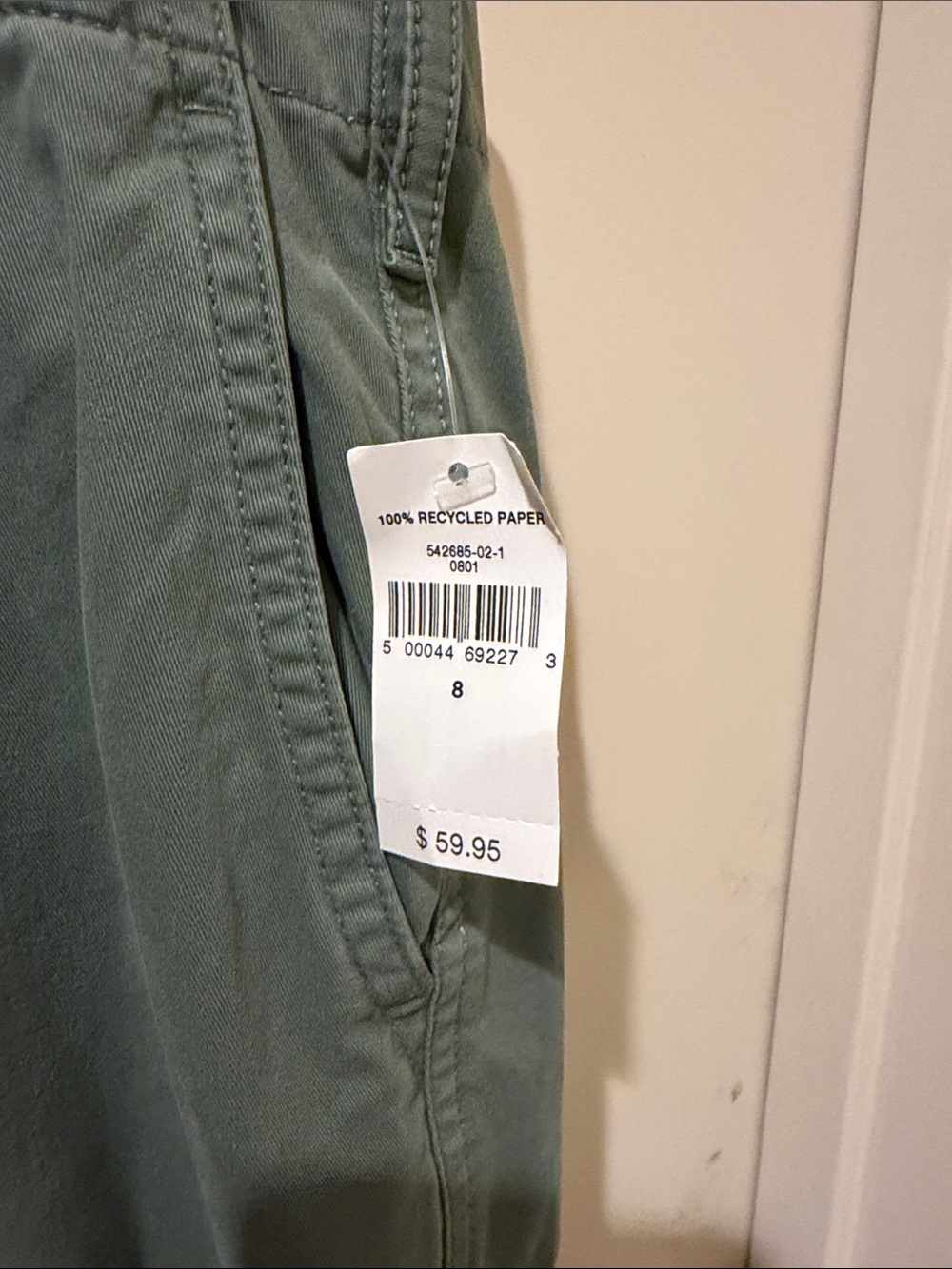 NWT GAP High Rise Straight Pants - Picture 6 of 8